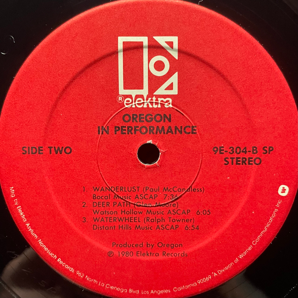 Oregon ‎– In Performance 2LP (США 1980г.)