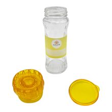 Мельница для специй Ashanti стеклянная желтая 80 г