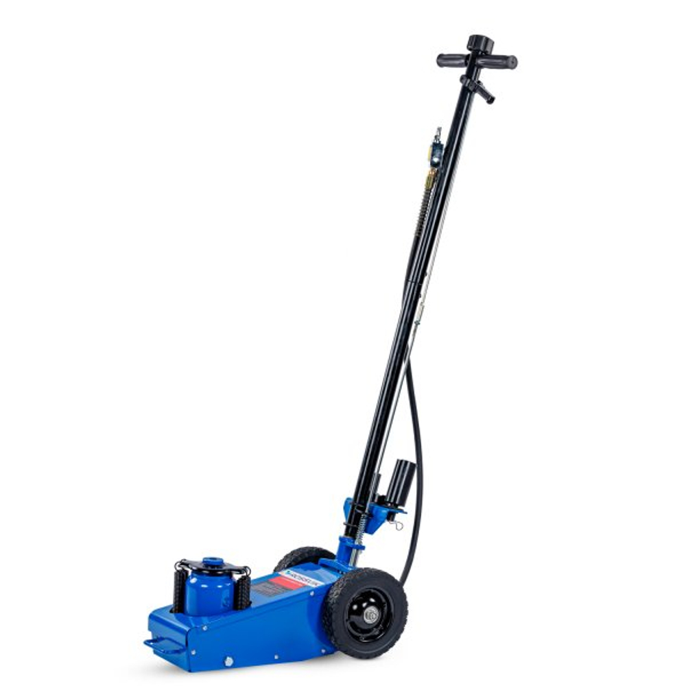 Домкрат подкатной пневмогидравлический ROSSVIK HJ1902, 22 т, 225-452 мм, 1 ступень, синий