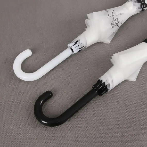 Зонт - трость полуавтоматический, «Funny kitten», 8 спиц, R = 47 см, цвет МИКС