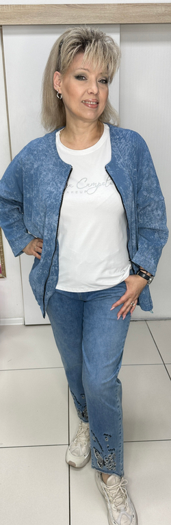 Жакет из микро-вельвета