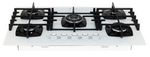 Поверхность варочная  Гефест СГ СН 2340 К12 (белое стекло, 5 конф.газ-кон)