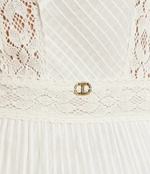 Кружевное платье LUNGO TWINSET - белый(241TT2030)