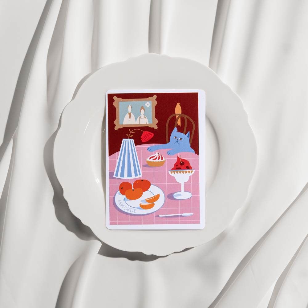 Открытка подарочная Farforite «Праздничный стол» в конверте