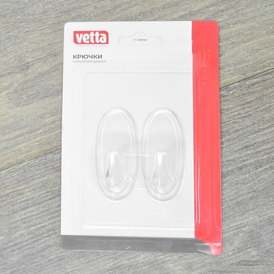 Крючок самоклеящийся 2шт VETTA