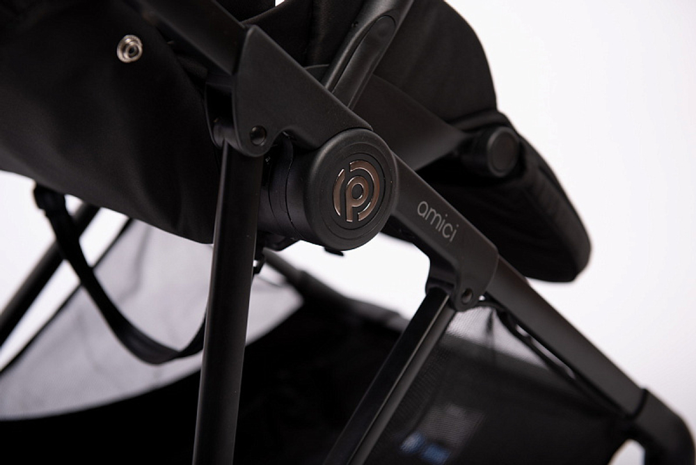 Прогулочная коляска Peppy Amici Black рама Black