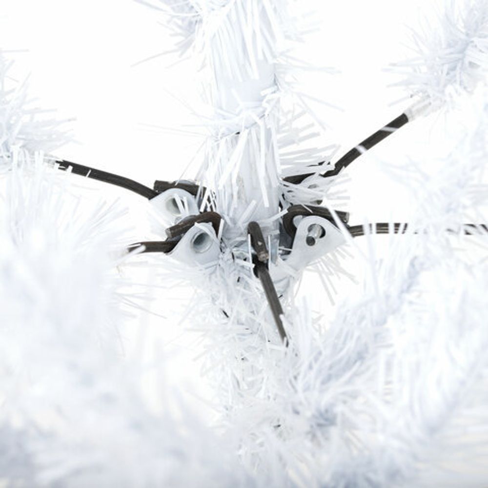 Ель новогодняя искусственная "Snow White" 150 см, ПВХ, белая, ЗОЛОТАЯ СКАЗКА, 591308