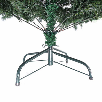 Ёлка «Сказочный лес» 270 см,ПВХ+леска, с белым напылением+шишки (2407 веток)