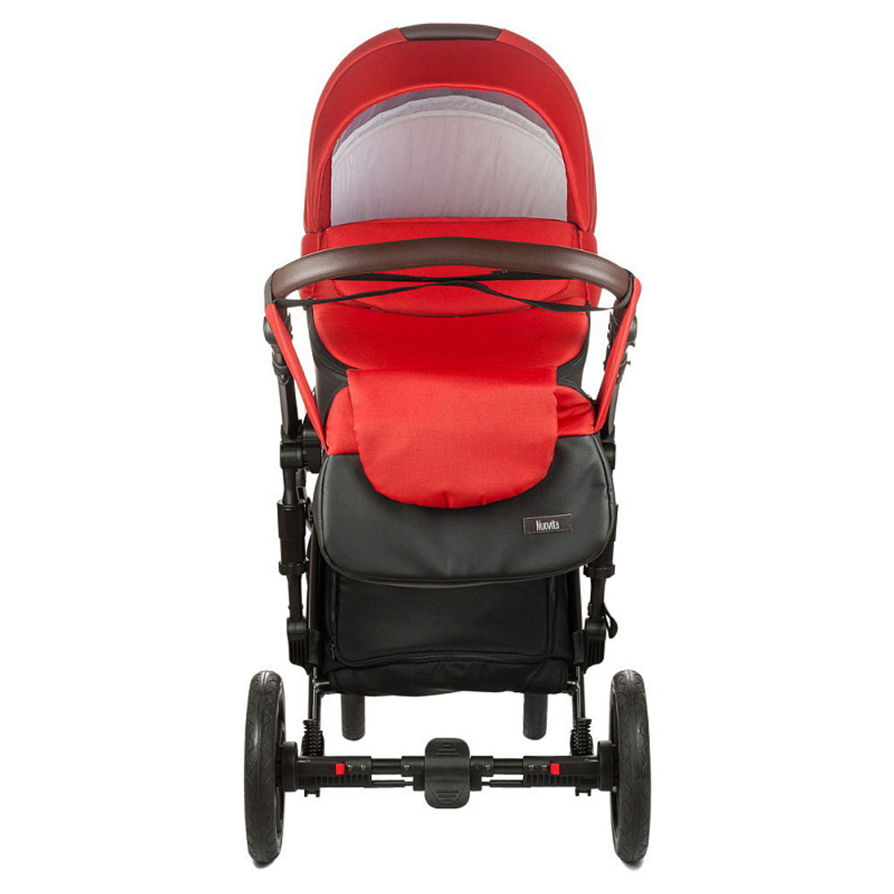 Детская коляска Nuovita Carro Sport 2 в 1 Rosso nero/Крассно-черный