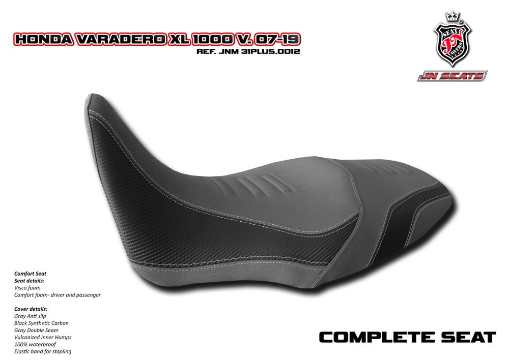 Honda Varadero 1000 2007-2013 JN-Europe сиденье Комфорт из поролона &quot;с памятью&quot; + вискоза