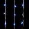 Светодиодный занавес 2*3 м., 600 синих LED ламп, мерцание, прозрачный провод ПВХ, Beauty Led (PCL602BLW-10-2B)