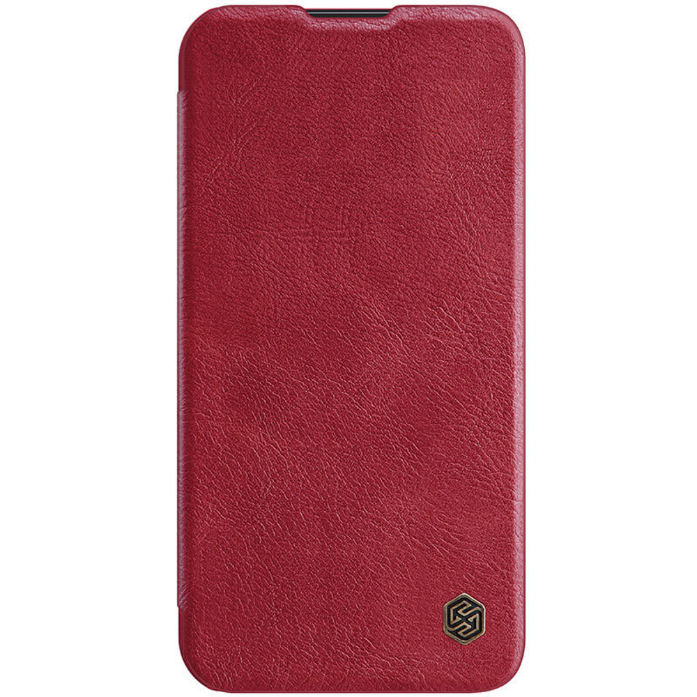 Кожаный чехол-книжка Nillkin Leather Qin Pro c защитой камеры для iPhone 14 Pro Max