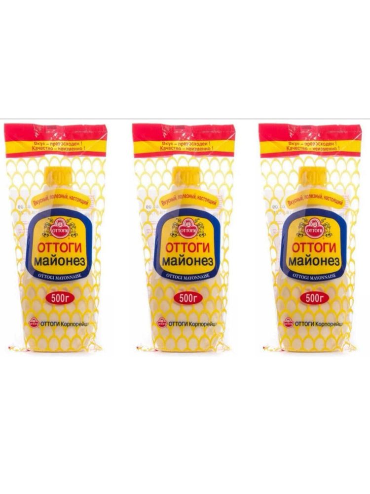 Майонез Ottogi Mayonnaise Оттоги 500 г, 3 шт
