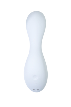 Вакуумный стимулятор клитора Satisfyer Curvy Trinity 5+, голубой