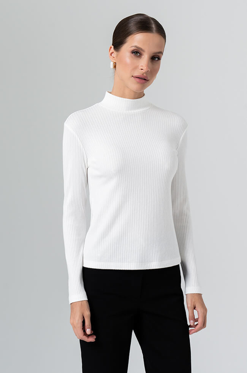 23168 Водолазка женская (молочный)