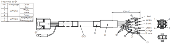 CAB-PWB75A-5M-48V