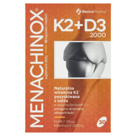 Menachinox K2+D3 2000 - 30 капсул