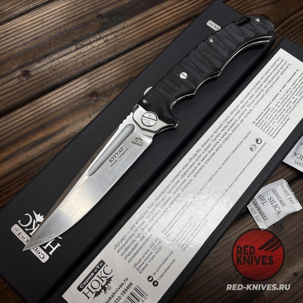 Нож НОКС КУГУАР 332-189406 с толкателем - сталь AUS-8, рукоять G10