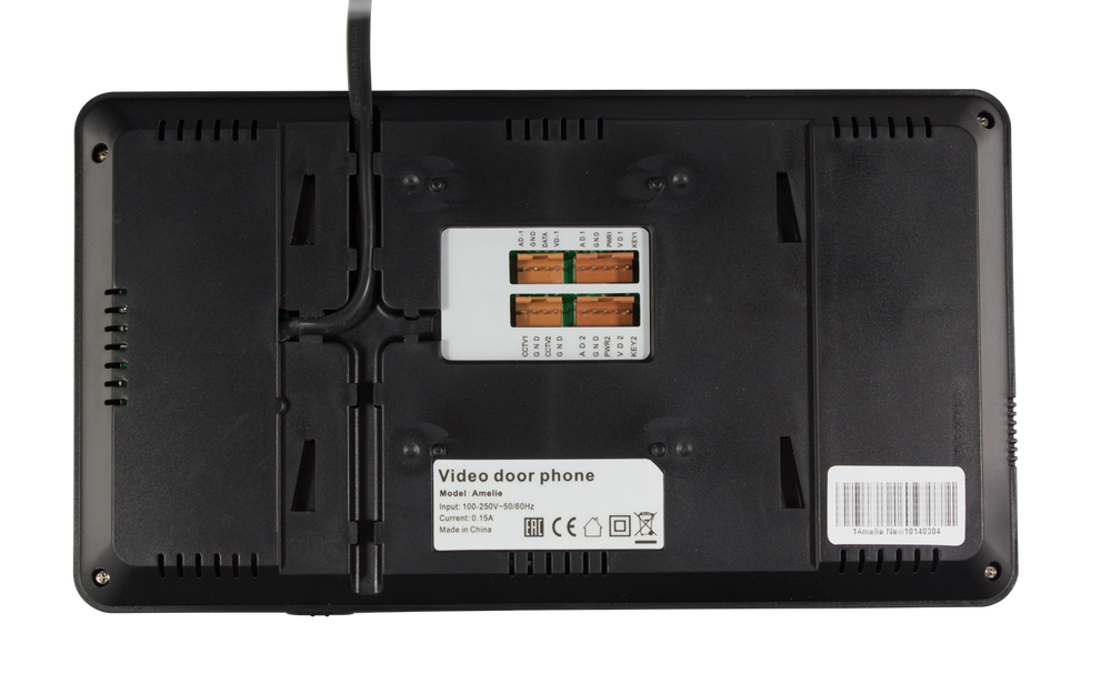 Tantos Amelie (Black) домофон вид сзади