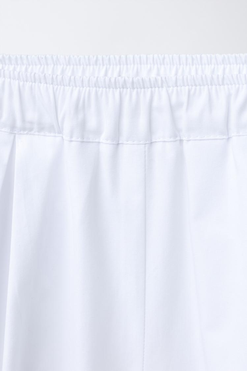 ZARA БРЮКИ-КАРГО, БЕЛЫЙ