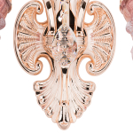 696622 Бра ROSATA 2х60W E14 ЗОЛОТО