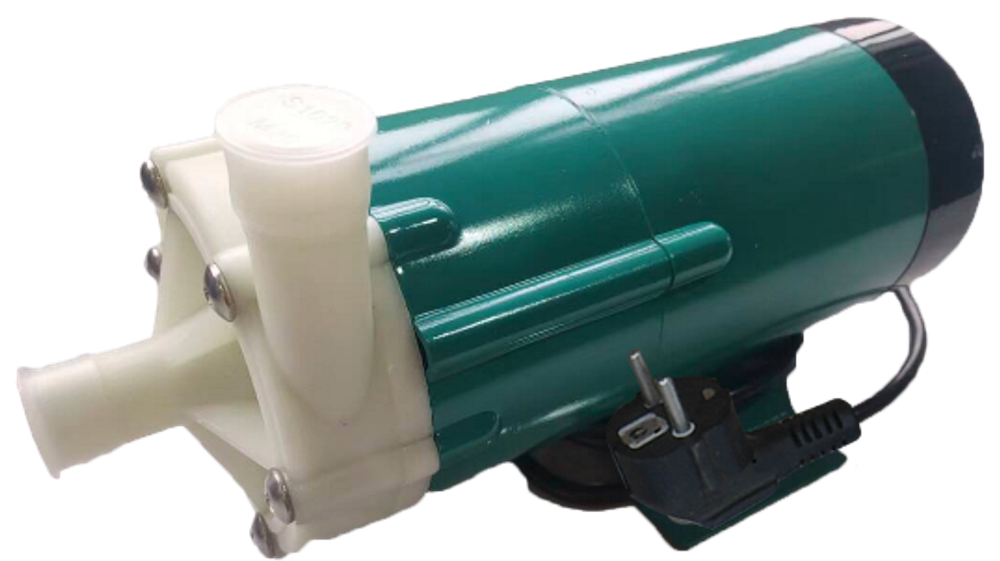 Насос центробежный с магнитным приводом, для перекачивания химически агрессивных жидкостей, бренд "Vodotok" модель MP-30RZ (220V)