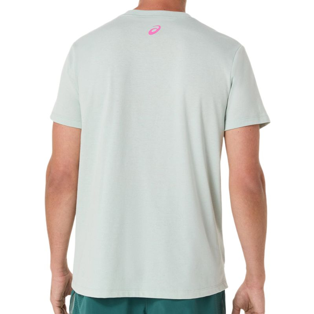 Теннисная футболка Asics Game Seasonal Graphic - cold moss
