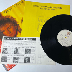 Винтажная виниловая пластинка LP Rod Stewart Tonight I'm Yours (Japan 1981) (Obi)