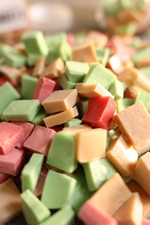 G4-Cherry10 Микс колотой смальты 10х10 мм, 400 гр