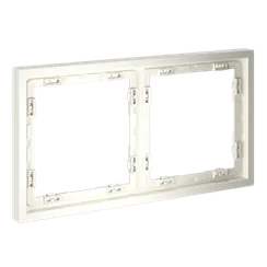 Рамка пластиковая VOLTUM S70 на 2 пост, (хлопок) vls100213