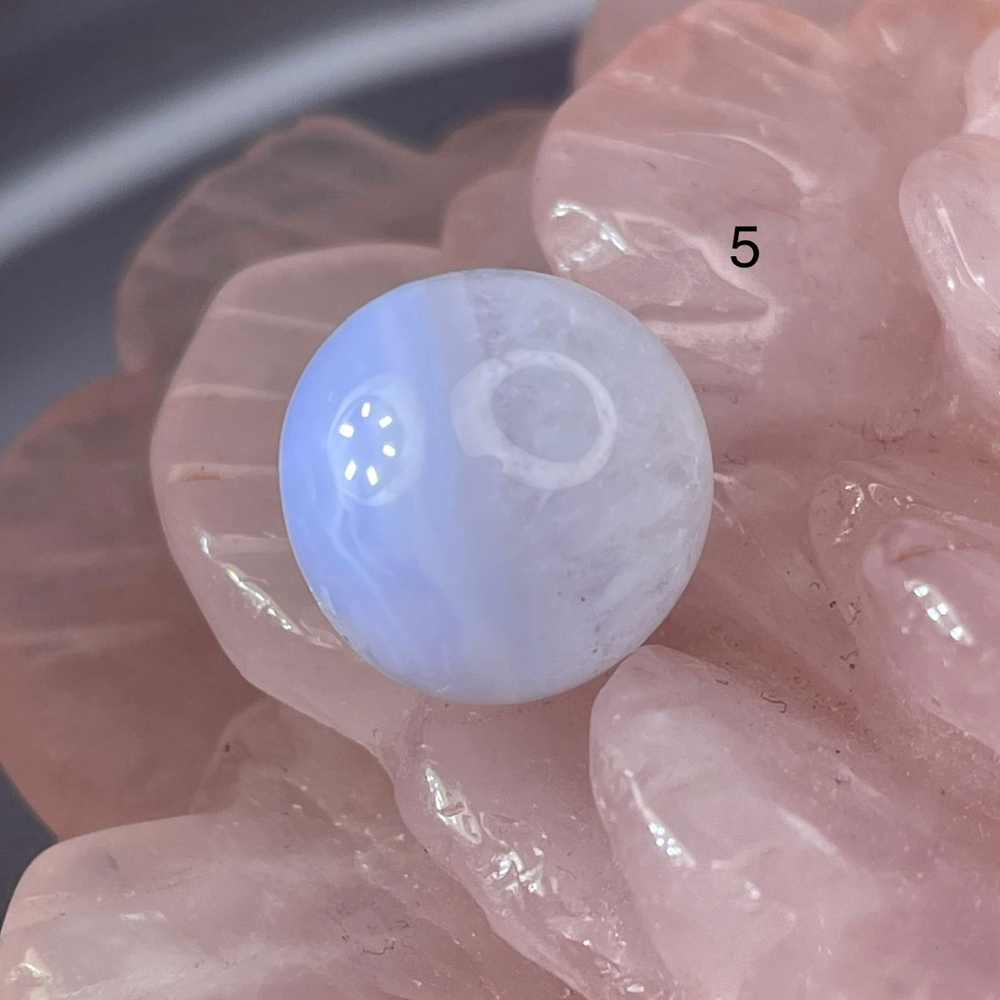 55096  Агат голубой Сапфирин Шар 14мм