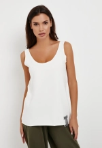 Майка опен 2 белый