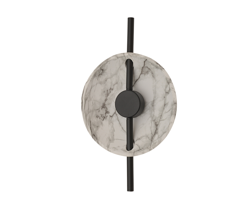 08451W,19(01) Бра Велси черный/белый