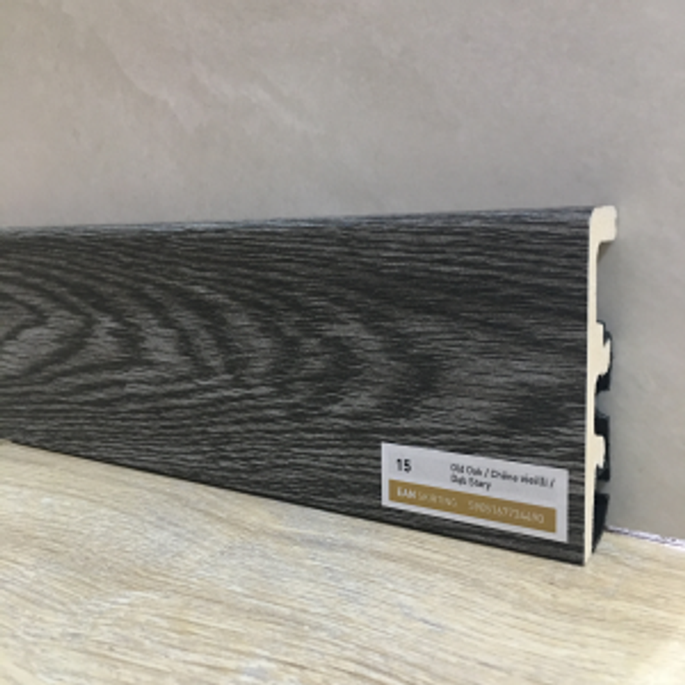 Плинтус 80*20мм "Integra" 15 Дуб Старый 2,4м