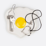 Поднос декоративный fast food, egg, 14,5x14 см