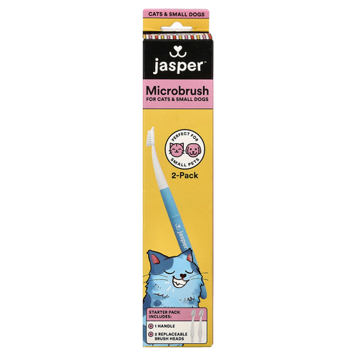 Jasper, набор Microbrush, для кошек и маленьких собак, набор из 3 предметов