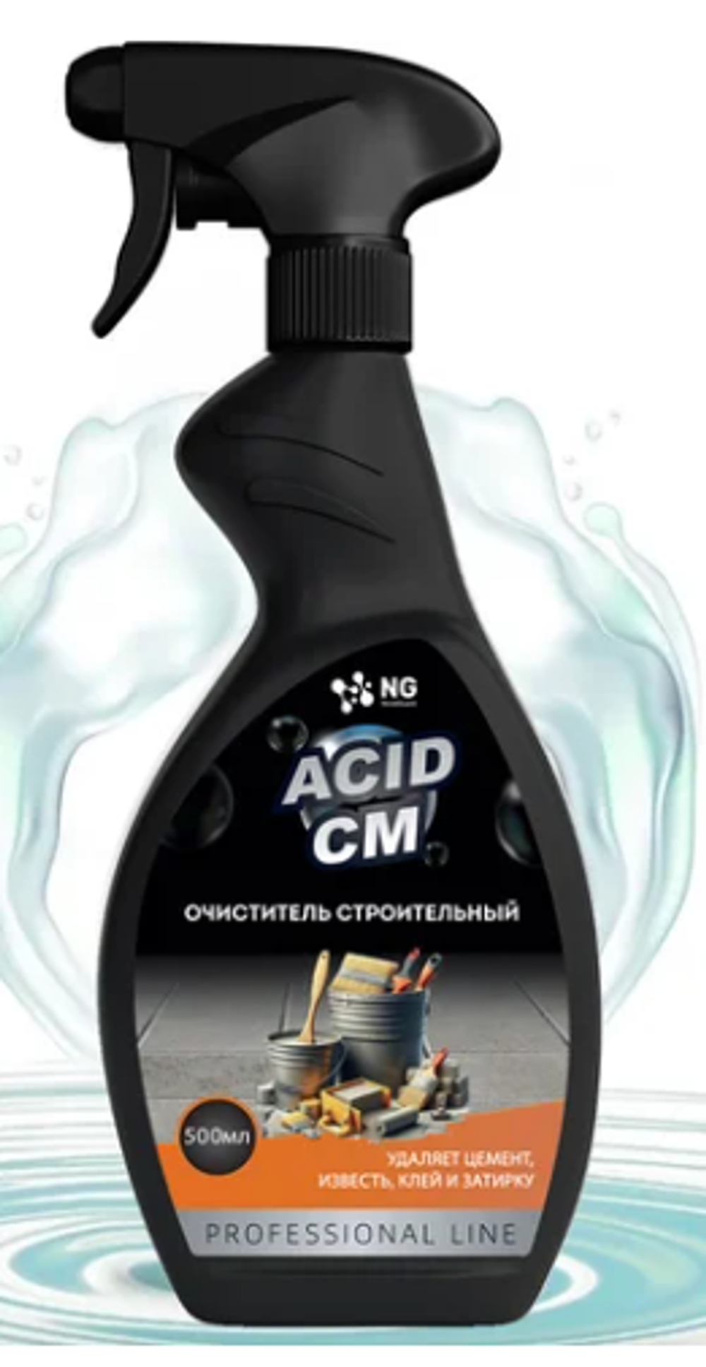 №205 Очиститель строительный NG Acid CM, 500мл