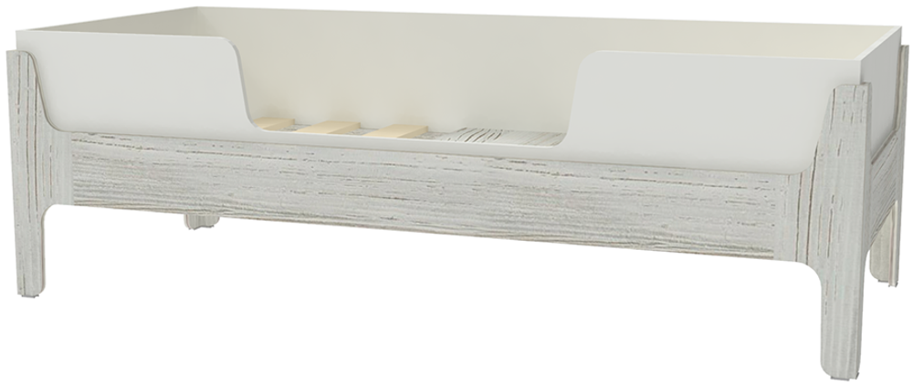 Кровать односпальная КарИВи Лотос  Винтерберг Белый