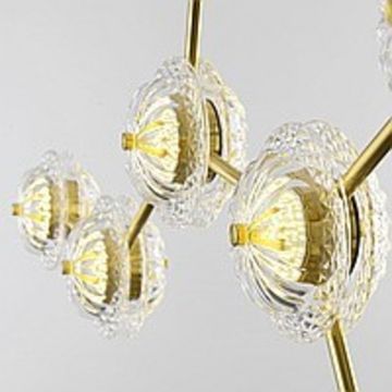 Светодиодная люстра молекулярной формы URUS