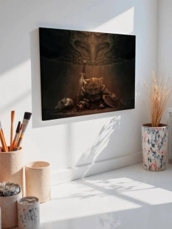 Картина на стену 40 X 50 Кот воин