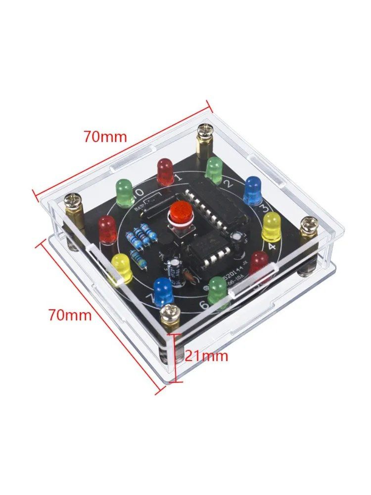 Набор для сборки и пайки (конструктор) "Колесо Фортуны" с датчиком наклона