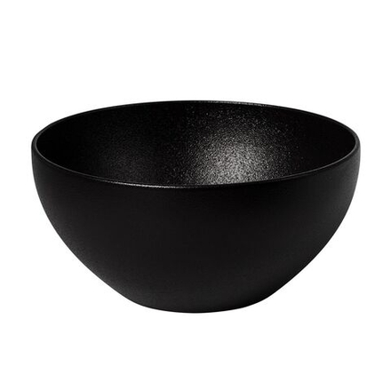 Салатник d=15 cм, фарфор "NOBLE" серия "Fine Plus-Black Sand"