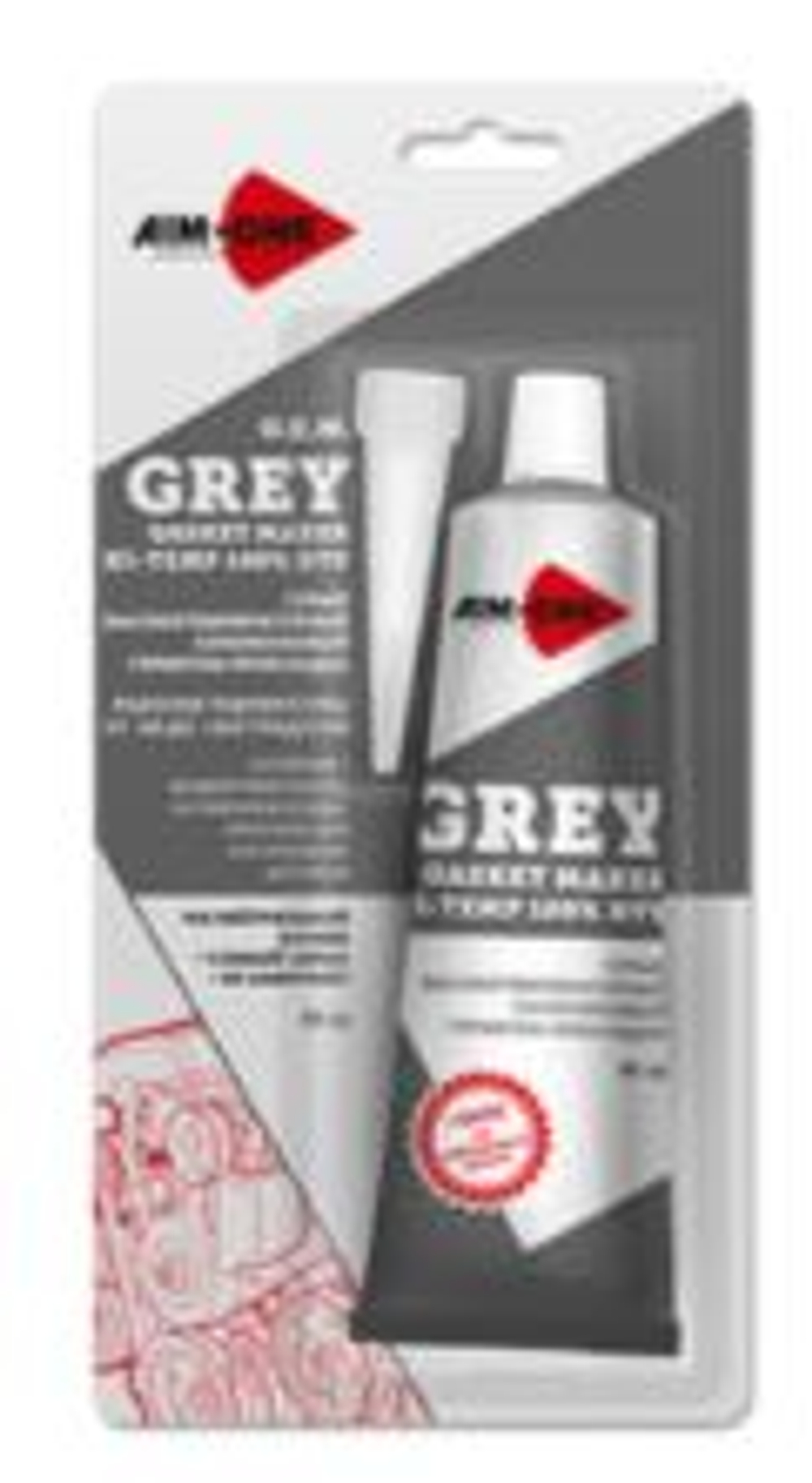 Герметик AIM-ONE серый 85г Grey RTV Gasket Maker Neutral Type GM-GY0085