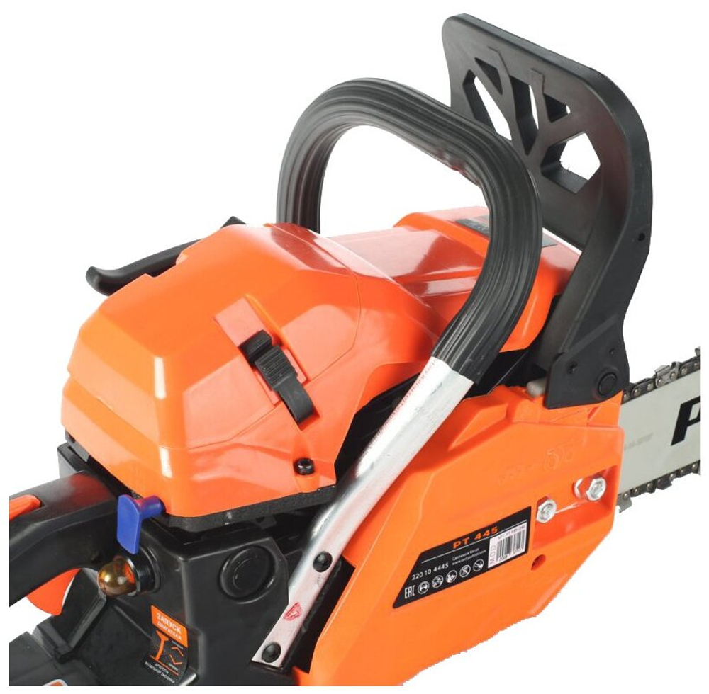 Бензиновая пила PATRIOT PT 445, 2.9 л.с, шина 40см, легкий пуск