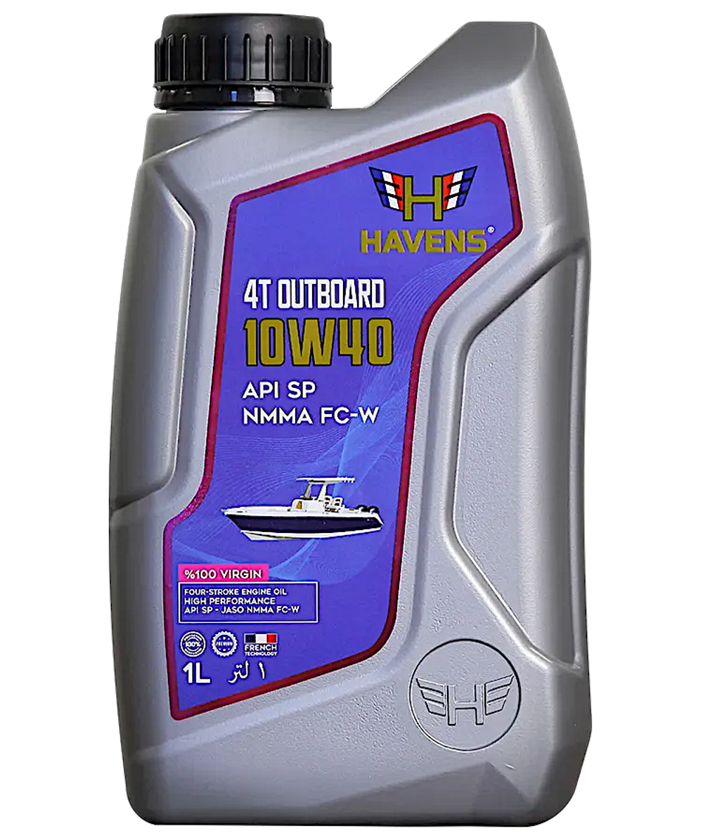 Масло мотор. 4T синт. Havens Outboard 10w40 API SP NMMA FC-W 1л