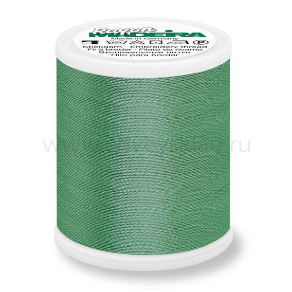 Нитки вышивальные вискоза Madeira Rayon №40, 1000 м, цв. 1279, 9841, 5 катушек