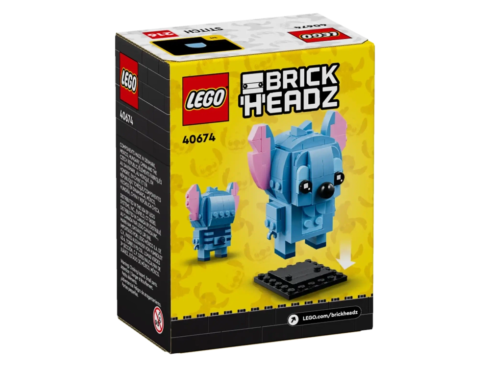 Конструктор LEGO BrickHeadz 40674 Стич