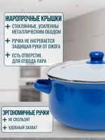 Набор кастрюль 5 шт Морской бриз