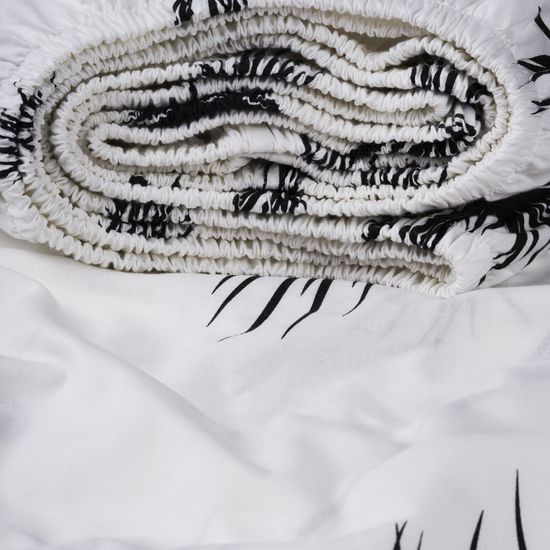 Простыня на резинке  Fiori 6,  200x200х30 , ранфорс  DOMTEKC