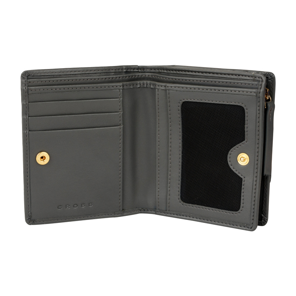 Женский кожаный компактный кошелёк 11х9,5х2см CROSS Kelly Wall Stone AC928083_1-18